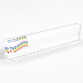 LGBT-Flagge Namensplakette