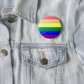 LGBT-Flagge Regenbogenlinien geometrisches Maschen Button (Beispiel)