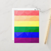 LGBT-Flagge Regenbogenlinien geometrisches Maschen
