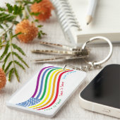 LGBT-Flagge Schlüsselanhänger (Vorderseite rechts)