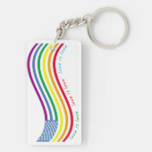 LGBT-Flagge Schlüsselanhänger (Rückseite)