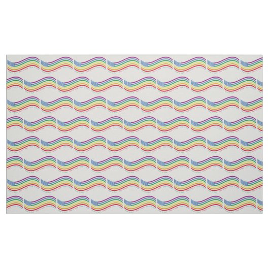 LGBT-Flagge Stoff (Fat Quarter (45,7 x 55,9 cm))