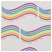 LGBT-Flagge Stoff (Nahaufnahme)