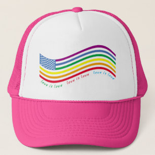 LGBT-Flagge Truckerkappe