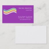 LGBT-Flagge Visitenkarte (Vorne/Hinten)