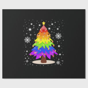 LGBT-Flagge Weihnachtsbaum Frohe Weihnachten Gay L Geschenkpapier