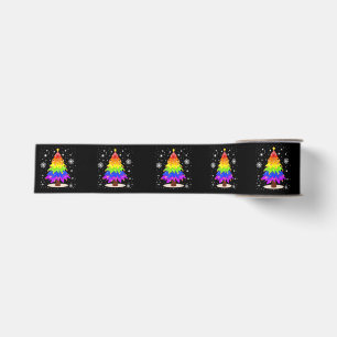 LGBT-Flagge Weihnachtsbaum Frohe Weihnachten Gay L Ripsband