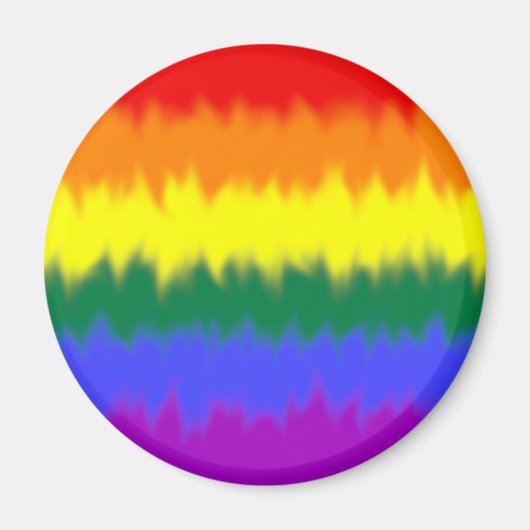 LGBT+ Flaggenmagnet Magnet (Vorne)