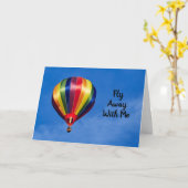 LGBT Fliegen wir weg Karte (Gelbe Blume)