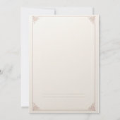 LGBT Floral Wedding Einladung (Rückseite)