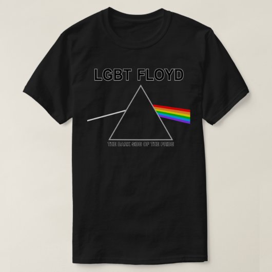 LGBT FLOYD, dunkle Seite des T - Shirt (Design vorne)