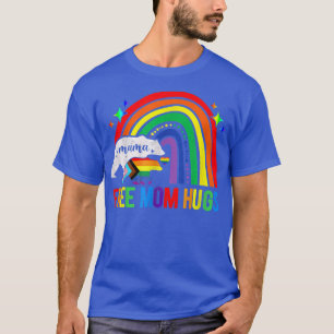 LGBT Freie Mama Hugs Mama Bear LGBT Pride Rainbow  T-Shirt