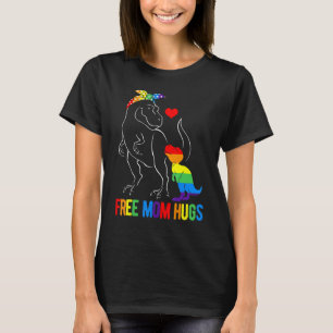 LGBT Freie Mutter Umarme Dinosaurier Rex Mamasauru T-Shirt