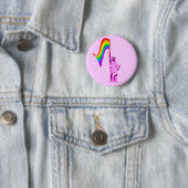 LGBT Freiheitsstatue Knopf Button (Beispiel)