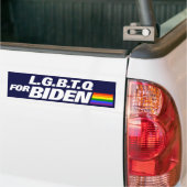 LGBT für Biden 2024 Autoaufkleber (Auf Lkw)