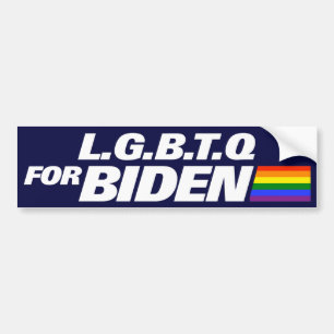 LGBT für Biden 2024 Autoaufkleber