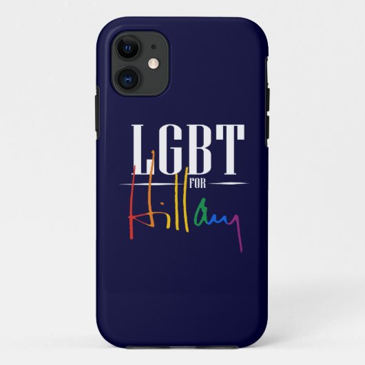 LGBT FÜR HILLARY Case-Mate iPhone HÜLLE (Rückseite)