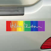 LGBT für Hillary Clinton Autoaufkleber (Auf Auto)