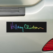LGBT für Hillary Clinton Autoaufkleber (Auf Auto)