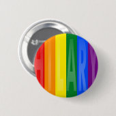 LGBT für Hillary Clinton Pinback Button (Vorne & Hinten)
