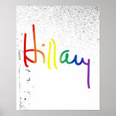LGBT für Hillary Clinton Poster (Vorne)