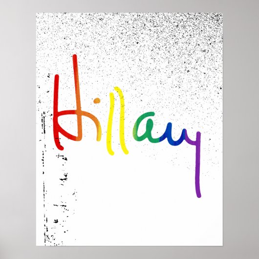 LGBT für Hillary Clinton Poster (Vorne)