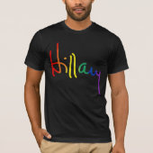 LGBT für Hillary Clinton T-Shirt (Vorderseite)
