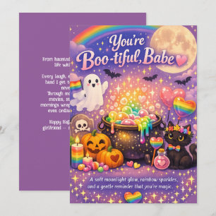 🎃🌈 LGBT Für meine schöne Lady  Einladung