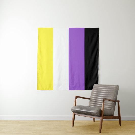 LGBT für nicht binäre Flag Wandteppich (Beispiel)