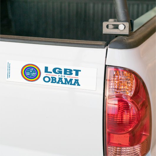 LGBT für OBAMA Autoaufkleber (Auf Lkw)