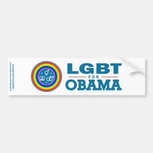 LGBT für OBAMA Autoaufkleber