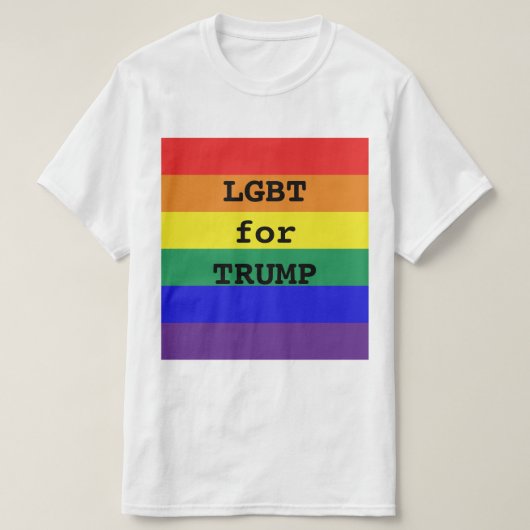 LGBT für TRUMP T-Shirt (Design vorne)