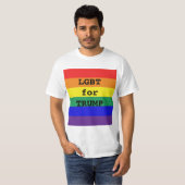 LGBT für TRUMP T-Shirt (Vorne ganz)