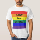 LGBT für TRUMP T-Shirt (Vorderseite)