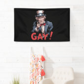 LGBT Gay Ally Pride Monat Funny Banner (Insitu)
