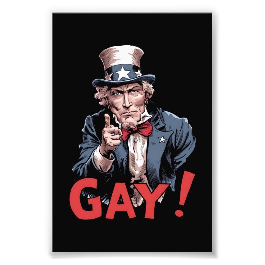 LGBT Gay Ally Pride Monat Funny Fotodruck (Vorne)