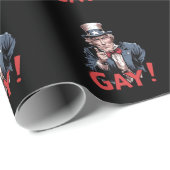 LGBT Gay Ally Pride Monat Funny Geschenkpapier (Rolleneckpunkt)