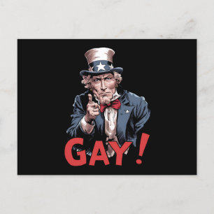 LGBT Gay Ally Pride Monat Funny Postkarte