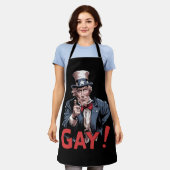 LGBT Gay Ally Pride Monat Funny Schürze (Getragen)