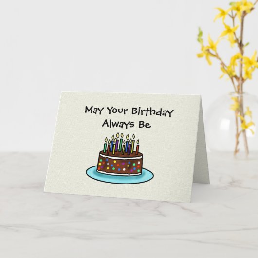 LGBT Gay Birthday Card zum Anpassen Karte (Gelbe Blume)