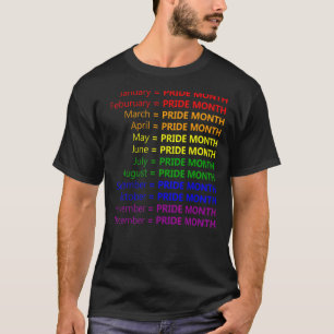 Lgbt Gay Lesbian Pride Monat Frauen Männer Apparel T-Shirt
