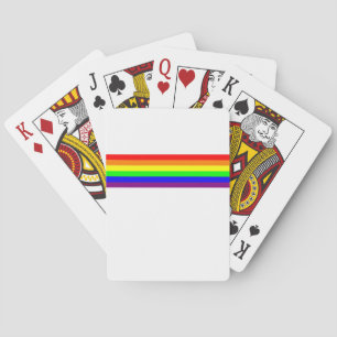 LGBT-Gay Pride Basic 6-Farbreglerbogen Spielkarten