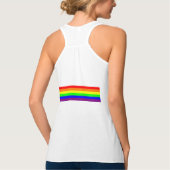 LGBT-Gay Pride Basic 6-Farbreglerbogen Tank Top (Rückseite)