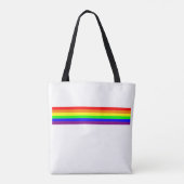 LGBT-Gay Pride Basic 6-Farbreglerbogen Tasche (Rückseite)