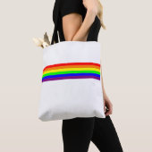 LGBT-Gay Pride Basic 6-Farbreglerbogen Tasche (Von Nahem)