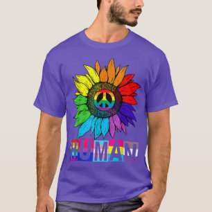 LGBT-Gay Pride der menschlichen Sonnenblume, LGBT T-Shirt