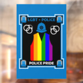 LGBT+ Gay Pride Fensteraufkleber (Blatt 2)
