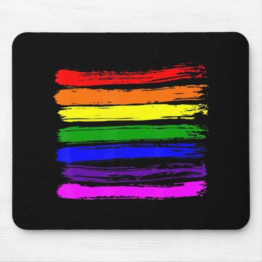 LGBT Gay Pride Flag Gay Pride 2022 Mousepad (Vorne)