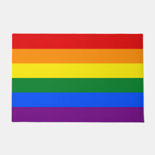 LGBT-Gay Pride-Flag-Regenbogen-Doormat Fußmatte