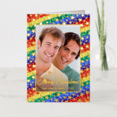 LGBT-Gay Pride-Flag-Regenbogen-Flaggen Foto-Rahmen (Vorderseite)